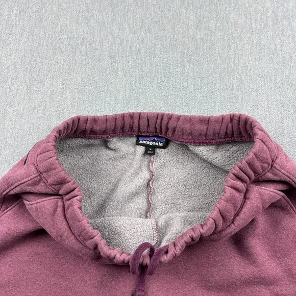 Patagonia Pants Womens Medium Red Fitz Roy Icon Uprisal Sweatpants Fleece 26067 - Picture 6 of 16